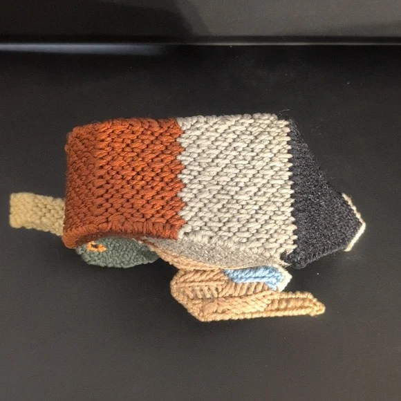 Vintage Needlepoint Mallard Duck Container Plastic Canvas - Picture 6 of 6